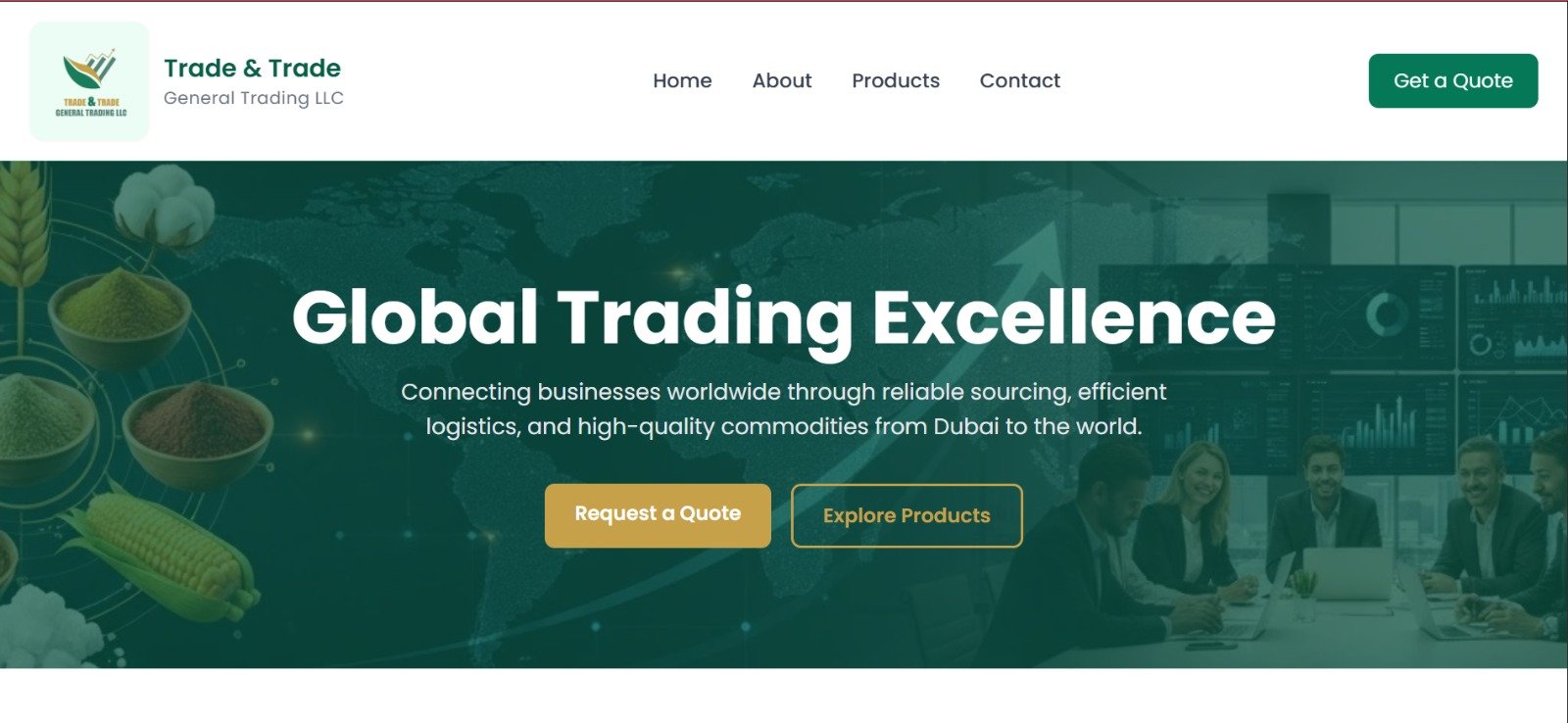 Trade and Trade homepage